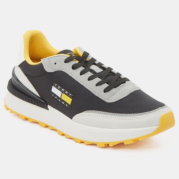 Tommy Jeans - Baskets running Technical noir/jaune - 04 -4984504