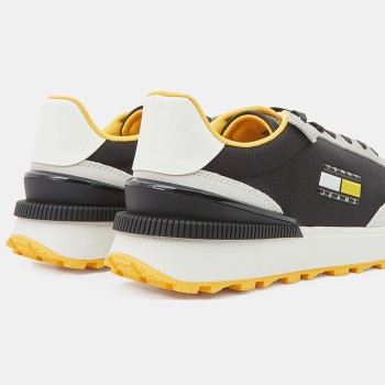 Tommy Jeans - Baskets running Technical noir/jaune - 04 -4984504