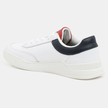 Tommy Hilfiger - Baskets en Cuir Elevated Cupsole blanches - 04 -4785778