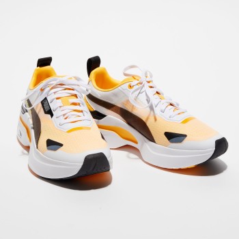 Puma - Baskets Kosmo Rider blanc/jaune/noir - 04 -4781023