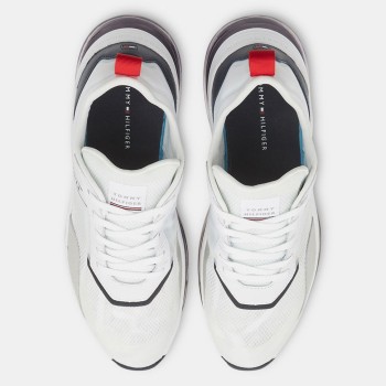 Tommy Hilfiger - Baskets air runner mix blanches - 04 -4100198