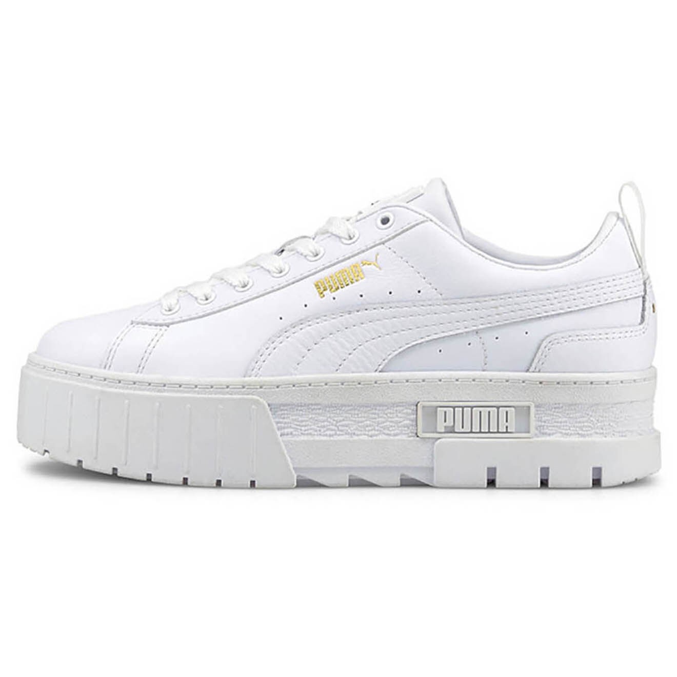 Puma - Baskets en Cuir Mayze Classic blanches - 04 -3951278