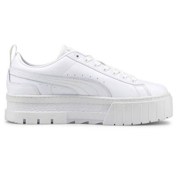 Puma - Baskets en Cuir Mayze Classic blanches - 04 -3951278