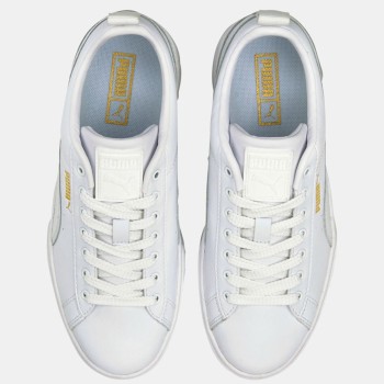 Puma - Baskets en Cuir Mayze Classic blanches - 04 -3951278