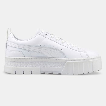 Puma - Baskets en Cuir Mayze Classic blanches - 04 -3951278