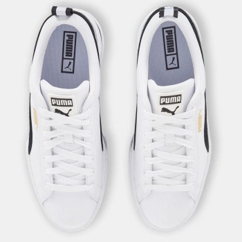 Puma - Baskets Mayze Leather blanc/noir - 04 -3951224