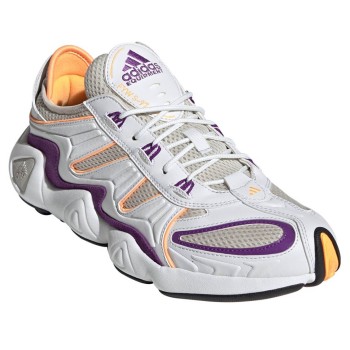 Adidas - Baskets en Cuir & Mesh Fyw S-97 blanc/violet - 04 -3480461