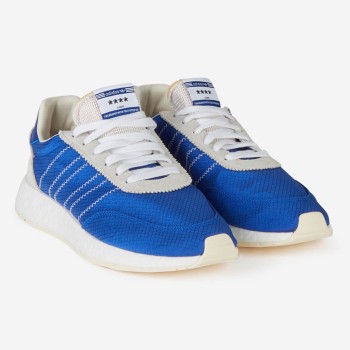 Adidas - Baskets en Velours de Cuir & Mesh I-5923 bleues - 04 -3215087