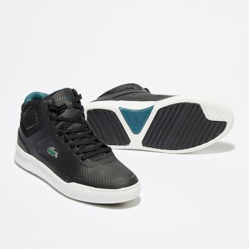 Lacoste - Baskets Explorateur Spt Mid 317 5 noir/vert foncé - 04 -2477009