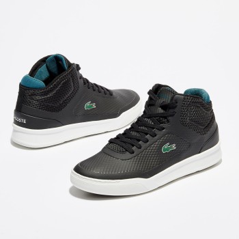 Lacoste - Baskets Explorateur Spt Mid 317 5 noir/vert foncé - 04 -2477009