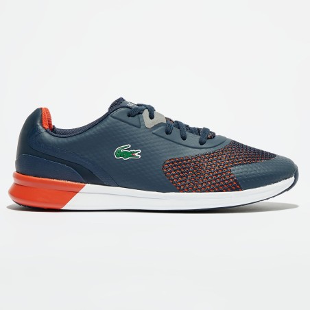 Lacoste - Baskets Ltr.01 317 6 bleu marine/rouge - 04 -2477003