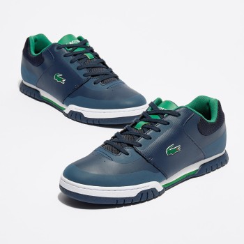 Lacoste - Baskets Indiana Evo 317 1 bleu marine/vert - 04 -2476997