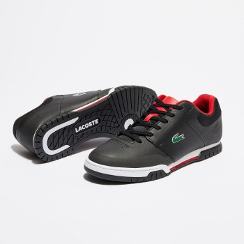 Lacoste - Baskets Indiana Evo 317 1 noir/rouge - 04 -2476994