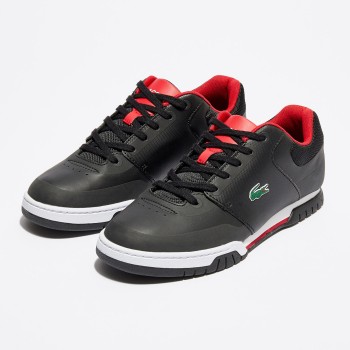 Lacoste - Baskets Indiana Evo 317 1 noir/rouge - 04 -2476994