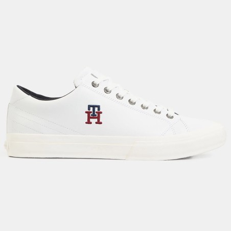 Tommy Hilfiger - Baskets en Cuir Vulc Street low blanches - 04 -4984648