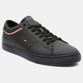 Tommy Hilfiger - Baskets en Cuir Essential noires - 04 -4984606