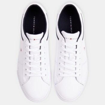 Tommy Hilfiger - Baskets en Cuir Iconic Vulc blanches - 04 -4785724