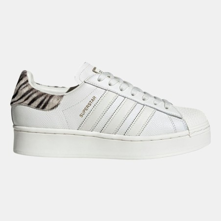 Adidas - Baskets en Cuir Superstar Bold blanches - 04 -3883886