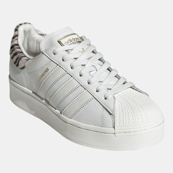 Adidas - Baskets en Cuir Superstar Bold blanches - 04 -3883886