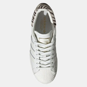 Adidas - Baskets en Cuir Superstar Bold blanches - 04 -3883886