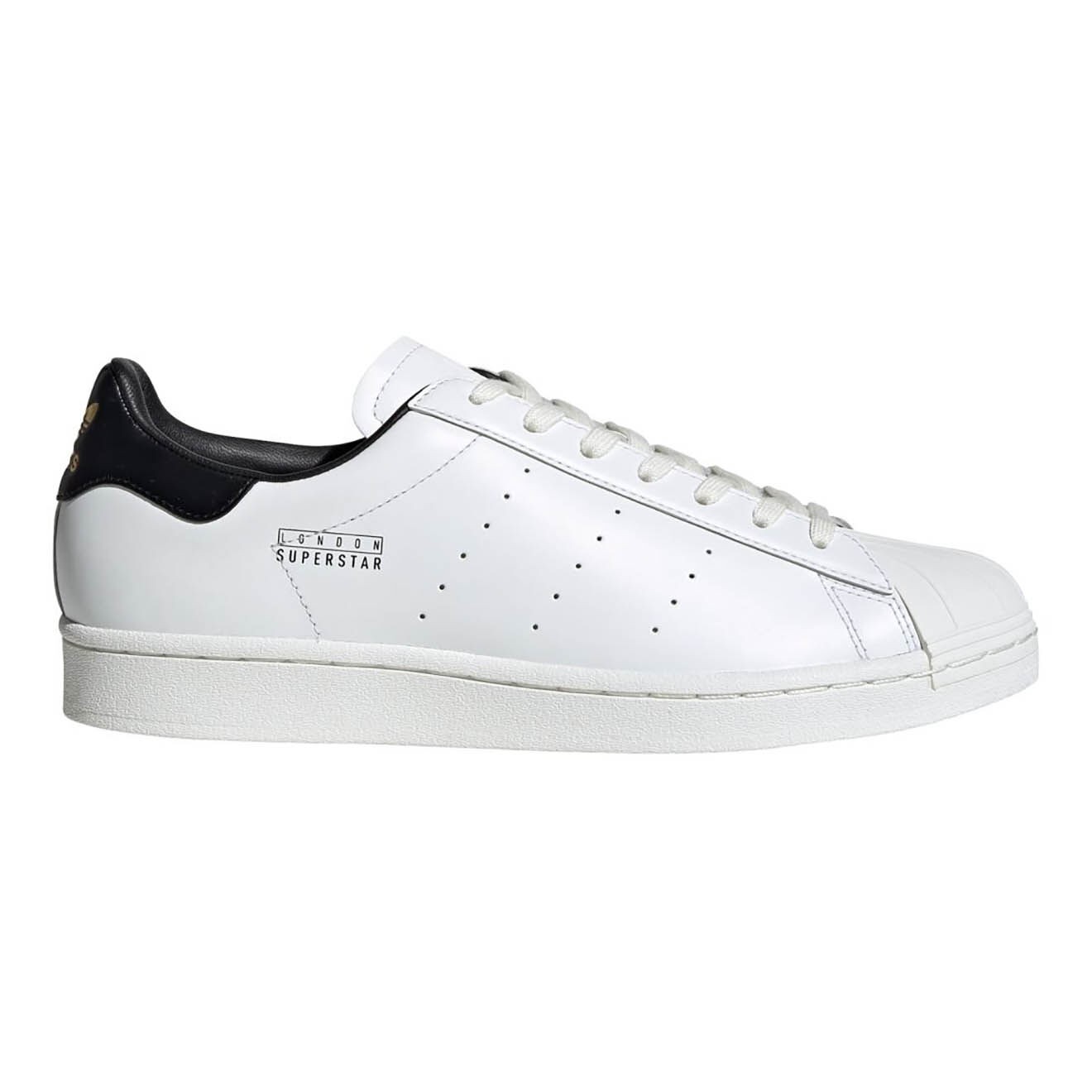 Adidas - Baskets en Cuir Superstar Pure London blanc/noir - 04 -3651683