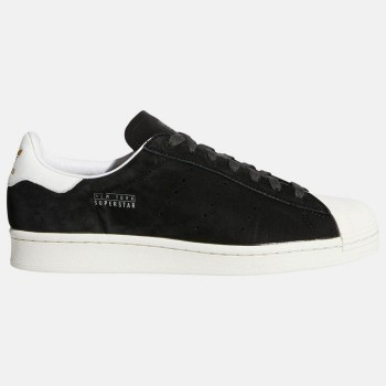 Adidas - Baskets en Velours de Cuir Superstar Pure New York noir/blanc - 04 -3651674