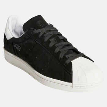 Adidas - Baskets en Velours de Cuir Superstar Pure New York noir/blanc - 04 -3651674