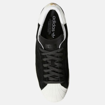 Adidas - Baskets en Velours de Cuir Superstar Pure New York noir/blanc - 04 -3651674