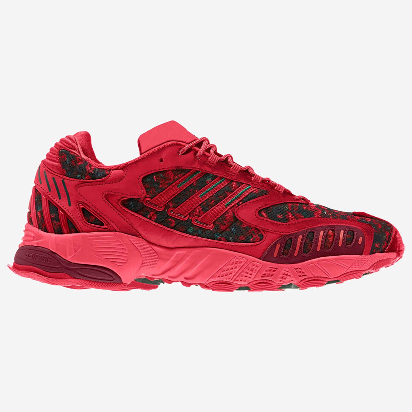 Adidas - Baskets en Cuir & Mesh Torsion Trdc rouge/gris - 04 -3651569