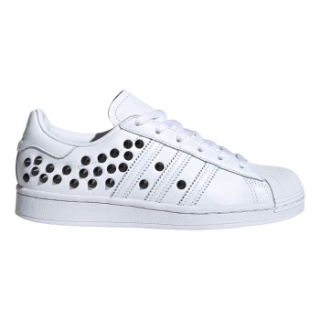 Adidas - Baskets en Cuir Superstar blanches - 04 -3642869