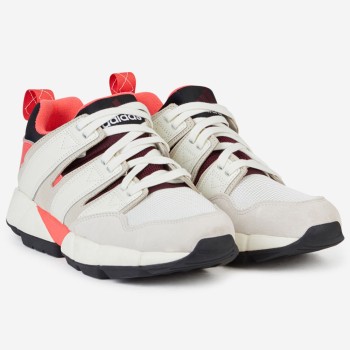 Adidas - Baskets en Cuir & Mesh Eqt Cushion 2.0 beige/rouge - 04 -3214886