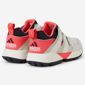 Adidas - Baskets en Cuir & Mesh Eqt Cushion 2.0 beige/rouge - 04 -3214886