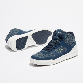 Lacoste - Baskets Explorateur Spt Mid 317 2 bleu marine/blanc - 04 -2476991