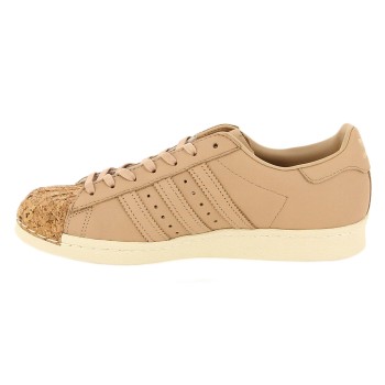 Adidas - Baskets en Cuir & Liège Superstar 80S Cork beiges - 04 -2327759