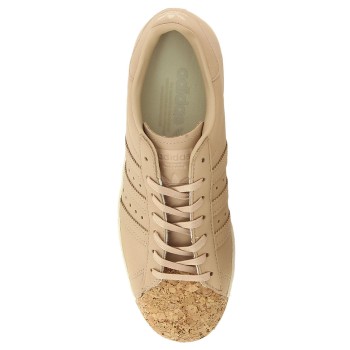 Adidas - Baskets en Cuir & Liège Superstar 80S Cork beiges - 04 -2327759