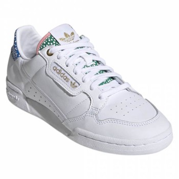 Adidas - Baskets en Cuir Continental 80 blanches - 04 -3593780