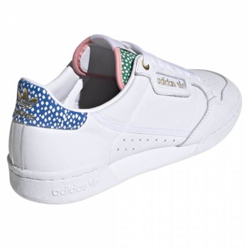 Adidas - Baskets en Cuir Continental 80 blanches - 04 -3593780