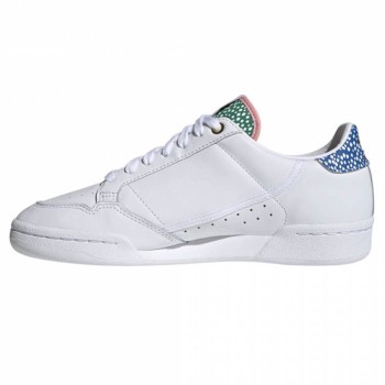 Adidas - Baskets en Cuir Continental 80 blanches - 04 -3593780