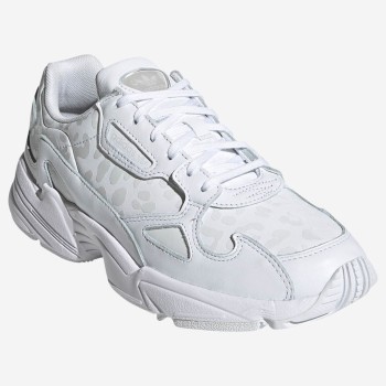 Adidas - Baskets en Cuir Falcon blanches - 04 -3480392