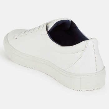 Tommy Hilfiger - Baskets basses Appleskin Cupso blanches - 04 -3897197