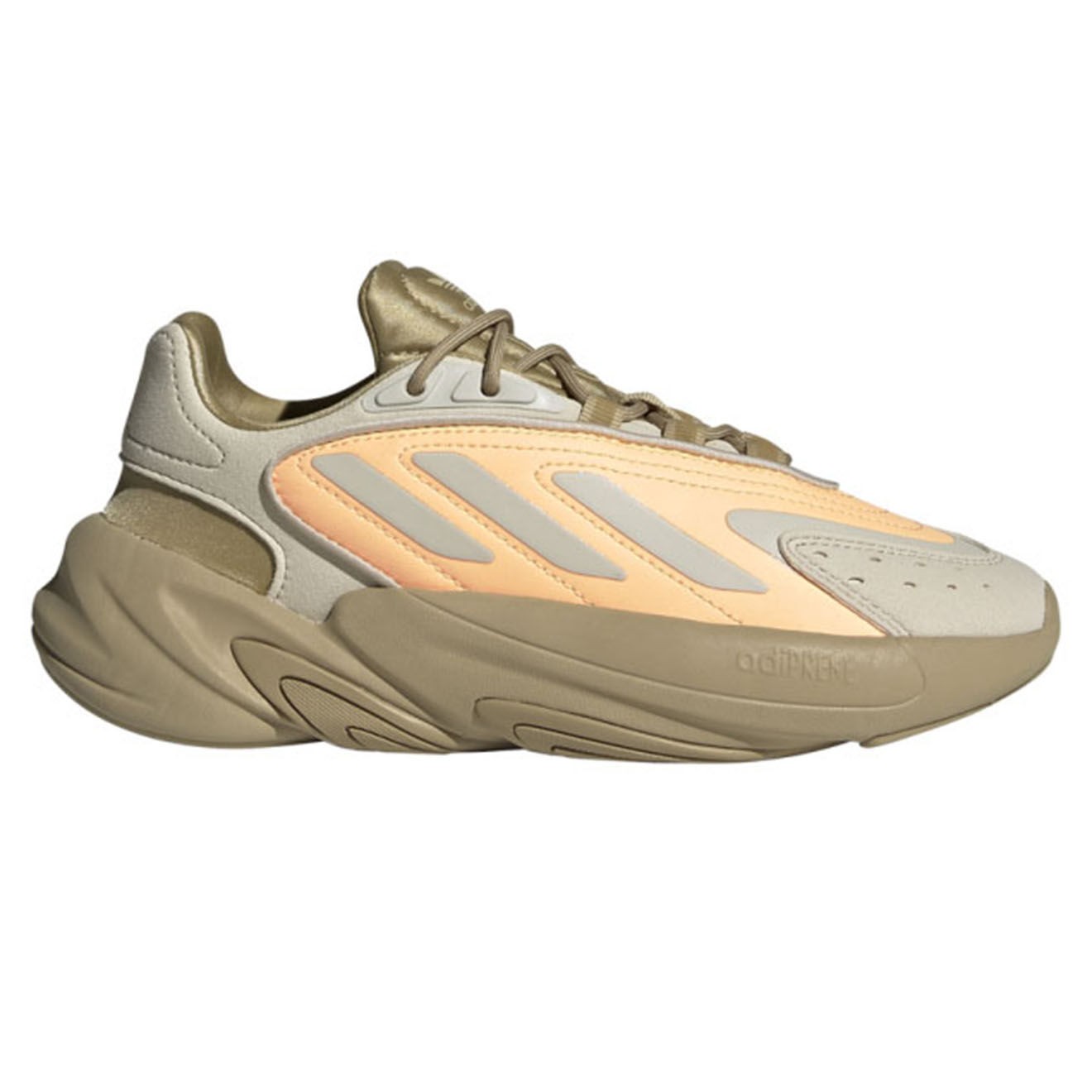 Adidas - Baskets en Cuir Ozelia beige/orange - 04 -4176755