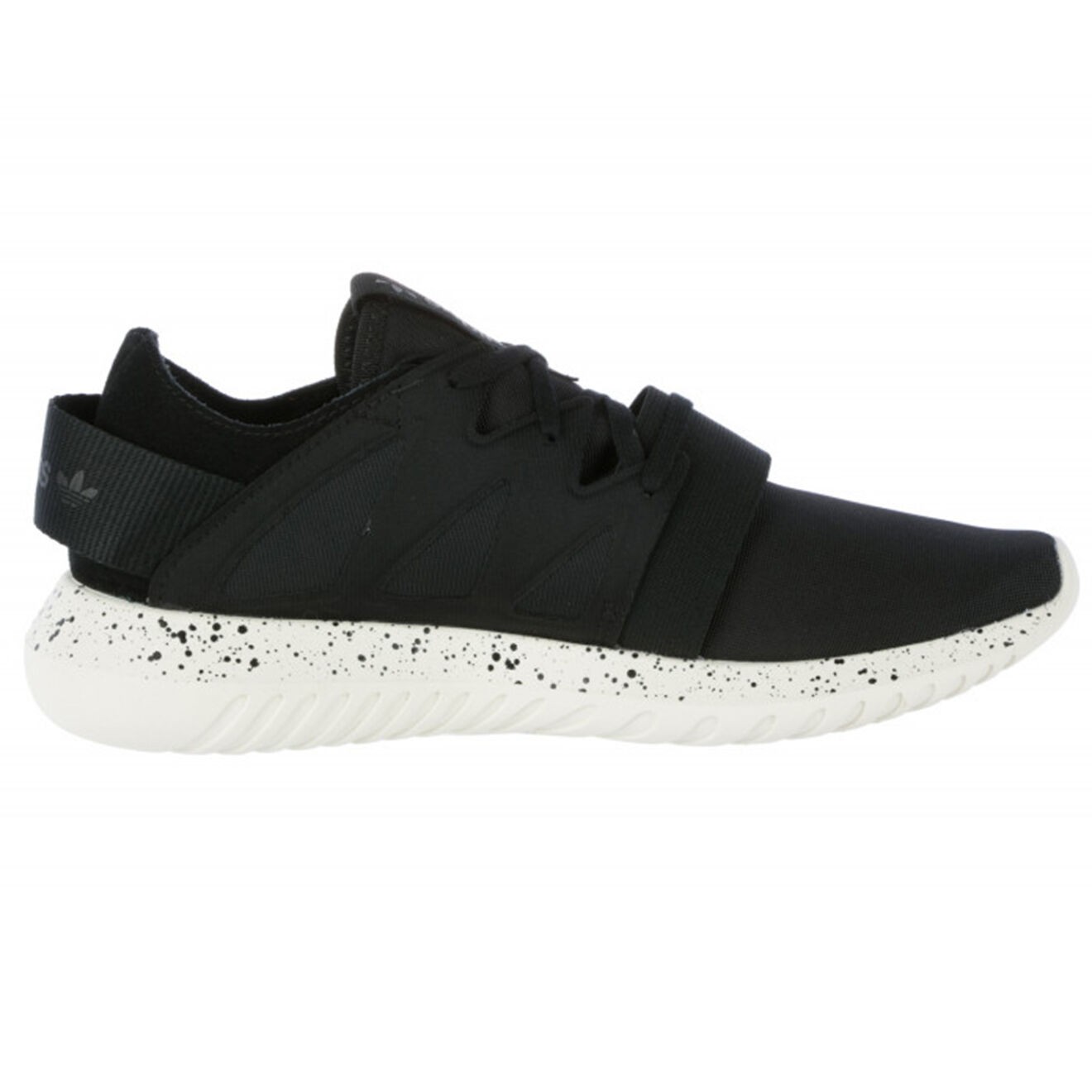 Adidas - Baskets en Velours de Cuir & Mesh Tubular Viral noir/blanc - 04 -3774080