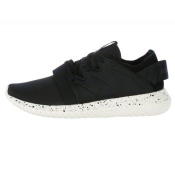 Adidas - Baskets en Velours de Cuir & Mesh Tubular Viral noir/blanc - 04 -3774080