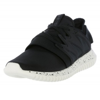 Adidas - Baskets en Velours de Cuir & Mesh Tubular Viral noir/blanc - 04 -3774080