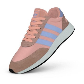 Adidas - Baskets en Velours de Cuir & Mesh I-5923 W orange rose/parme - 04 -3214097