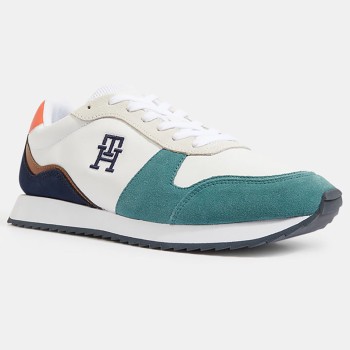 Tommy Hilfiger - Baskets en Cuir Running Evo multicolores - 04 -4984546