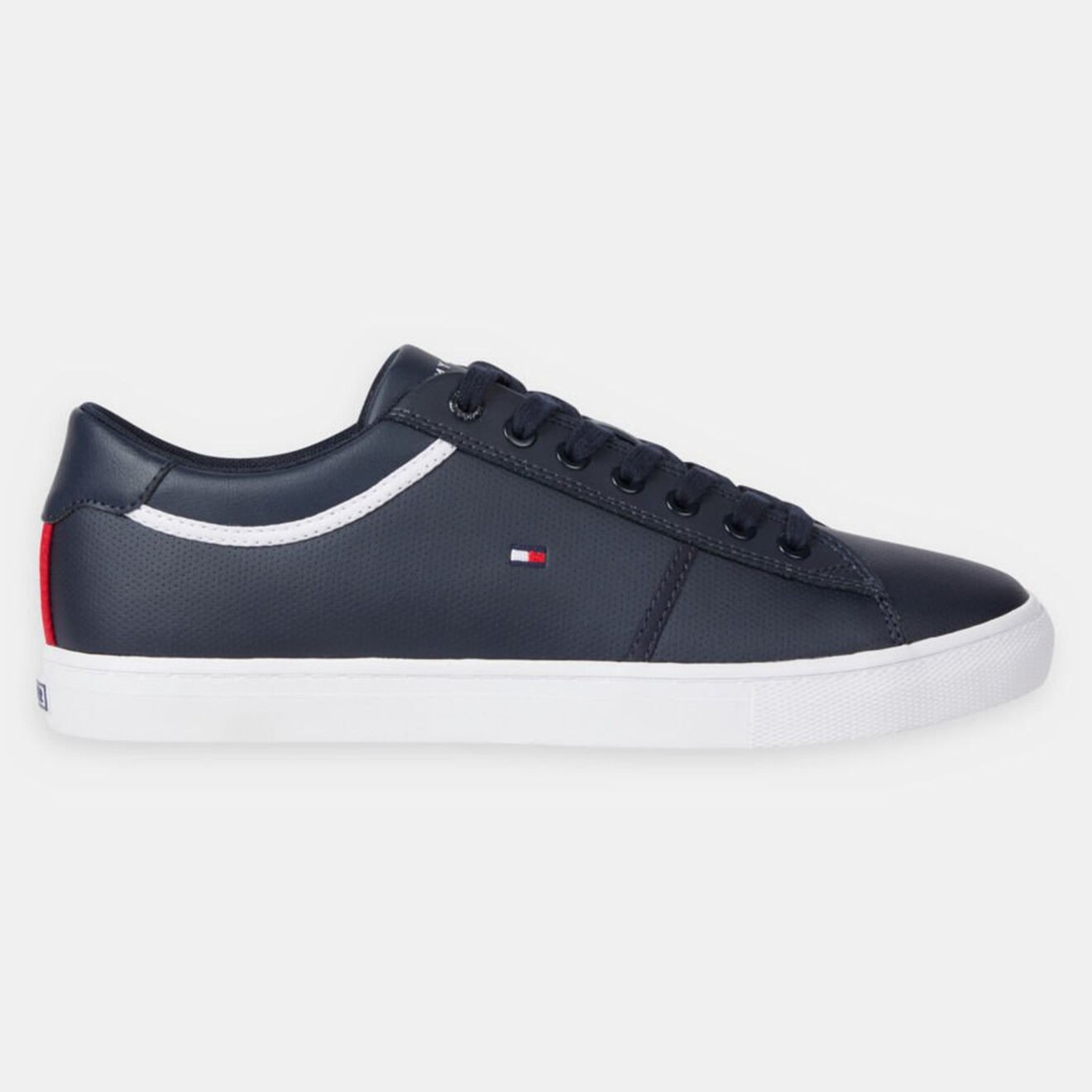 Tommy Hilfiger - Baskets en Cuir Ionic Vulc bleu marine - 04 -4785829