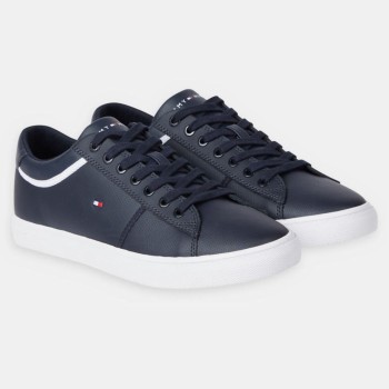 Tommy Hilfiger - Baskets en Cuir Ionic Vulc bleu marine - 04 -4785829