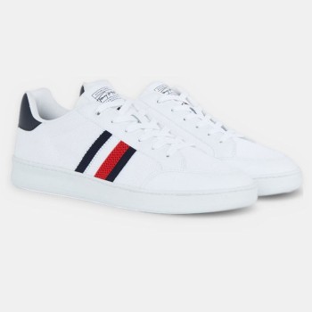 Tommy Hilfiger - Tennis Retro Cupsole Knit blanches - 04 -4785811