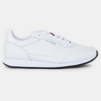 Tommy Hilfiger - Baskets running en Cuir blanches - 04 -4785787